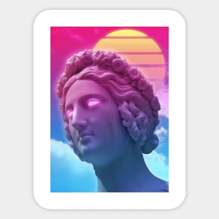 Statue vaporwave Sticker